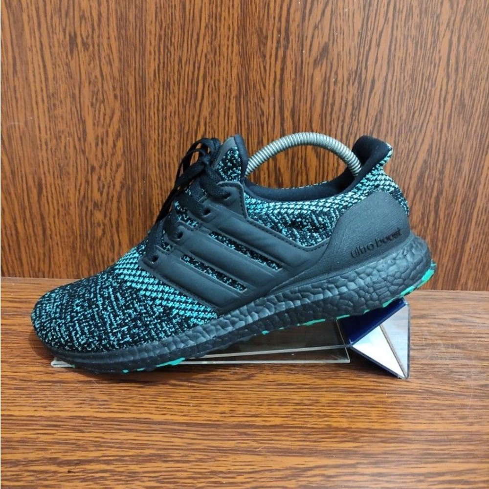 Adidas UltraBoost Men’s 11.5 Black Teal Running Shoes